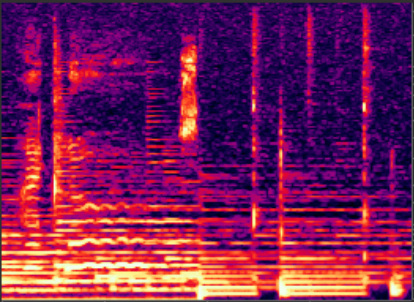 musical noise spectrogram