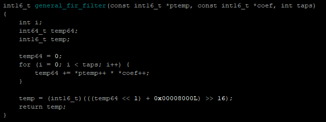 misra c code example